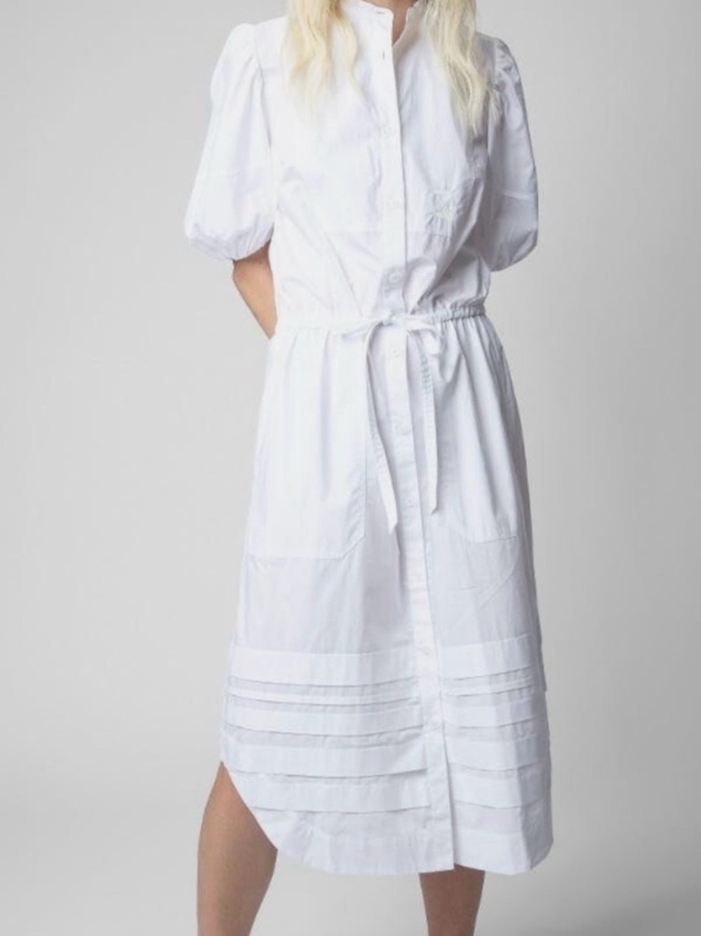 ZADIG & VOLTAIRE NWT Ryana Pop Judo Shirt Dress in Size XS MSRP $498.00